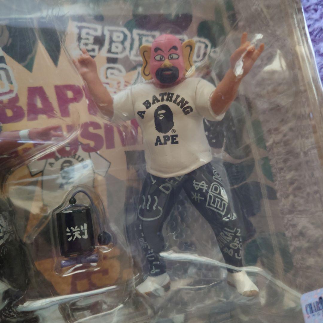 ★APE エイプ×全日本プロレス 初期 武藤敬司VSえべ藤さん フィギュア★