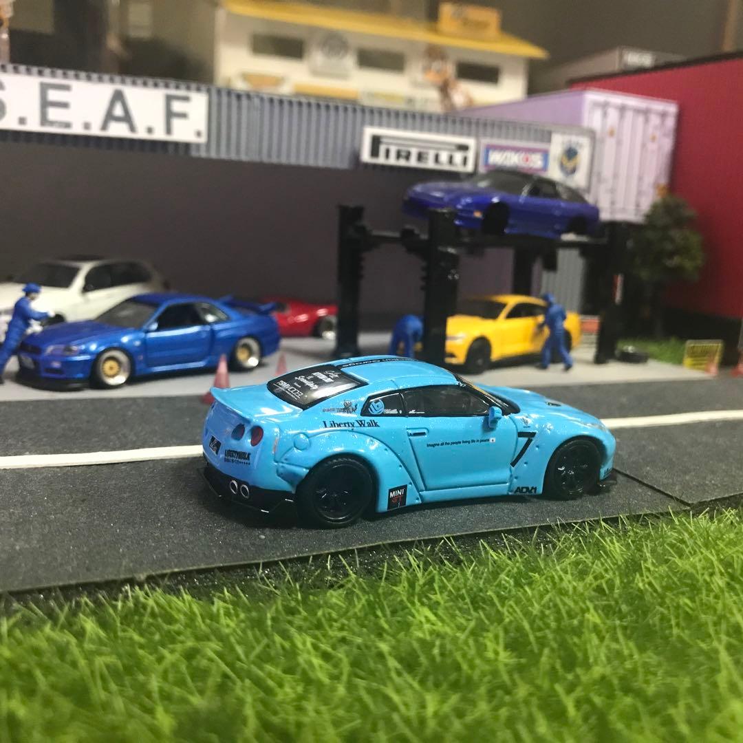 リバティーウォーク 香港限定 R35 GTR ライトブルー カスタム無し未開封品