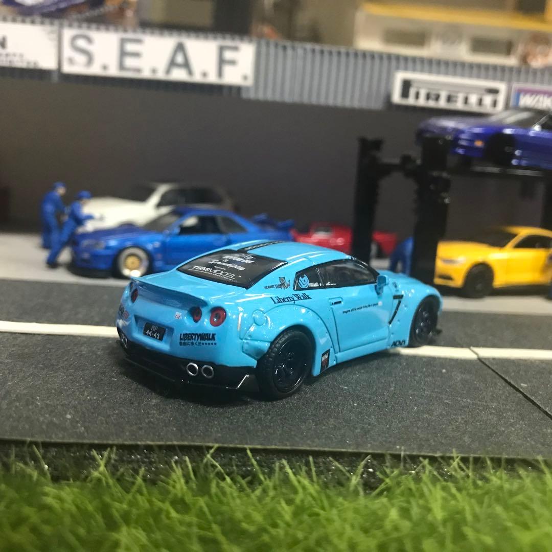 リバティーウォーク 香港限定 R35 GTR ライトブルー カスタム無し未開封品