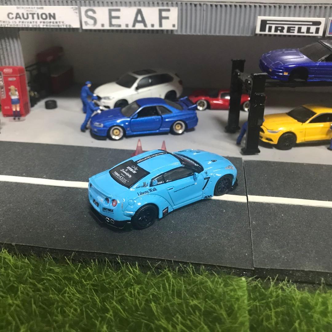 リバティーウォーク 香港限定 R35 GTR ライトブルー カスタム無し未開封品