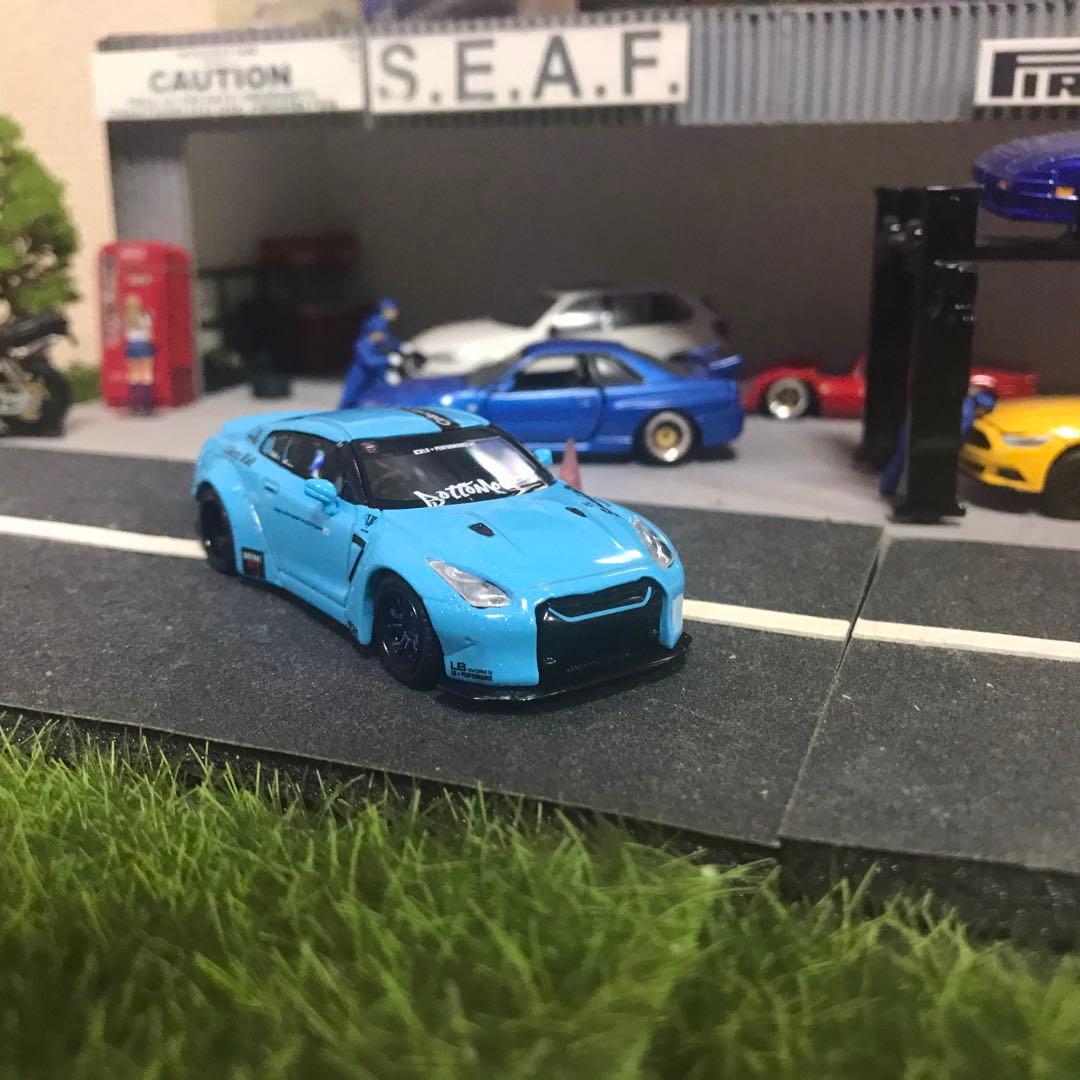 リバティーウォーク 香港限定 R35 GTR ライトブルー カスタム無し未開封品
