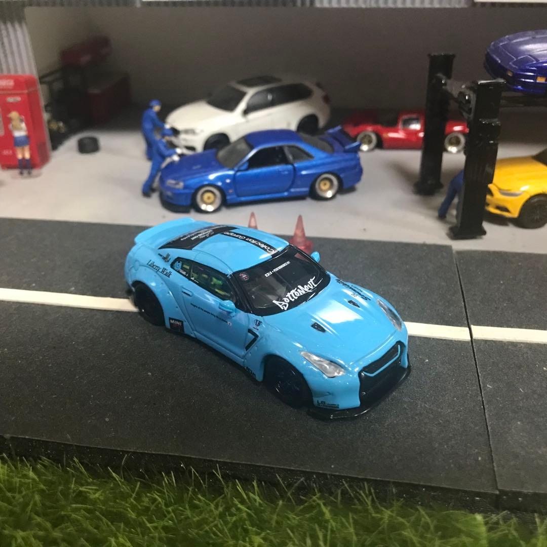 リバティーウォーク 香港限定 R35 GTR ライトブルー カスタム無し未開封品