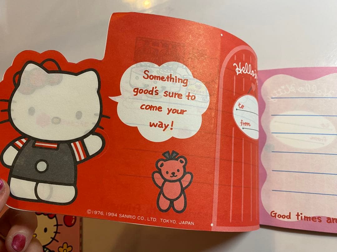 希少！劇レア！平成レトロ！Hello Kitty キティメモ帳3冊セット　美品！