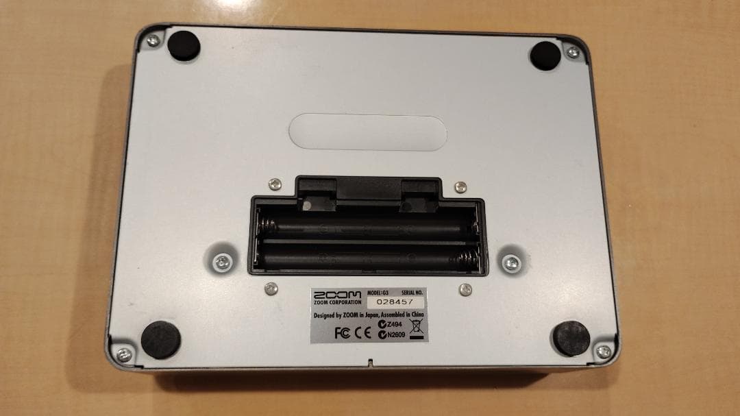 【美品・完備品】ZOOM G3 マルチエフェクター（ACアダプター箱・USB付）