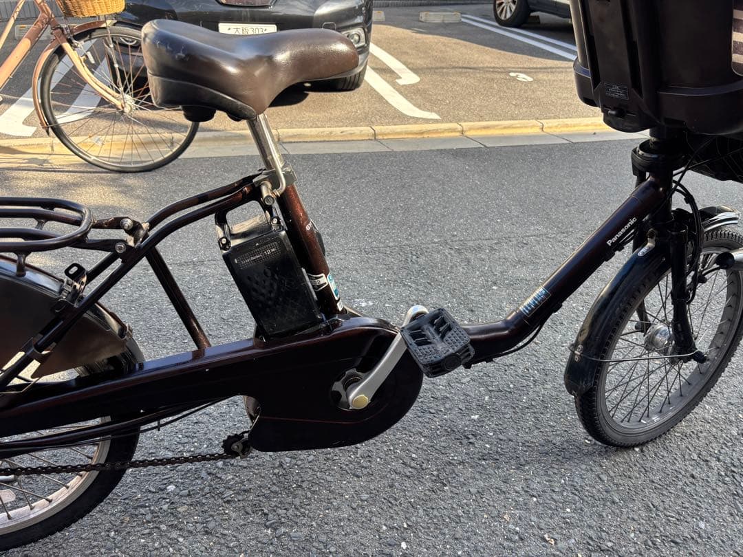 Panasonic 電動アシスト自転車 チャイルドシート付き12ah