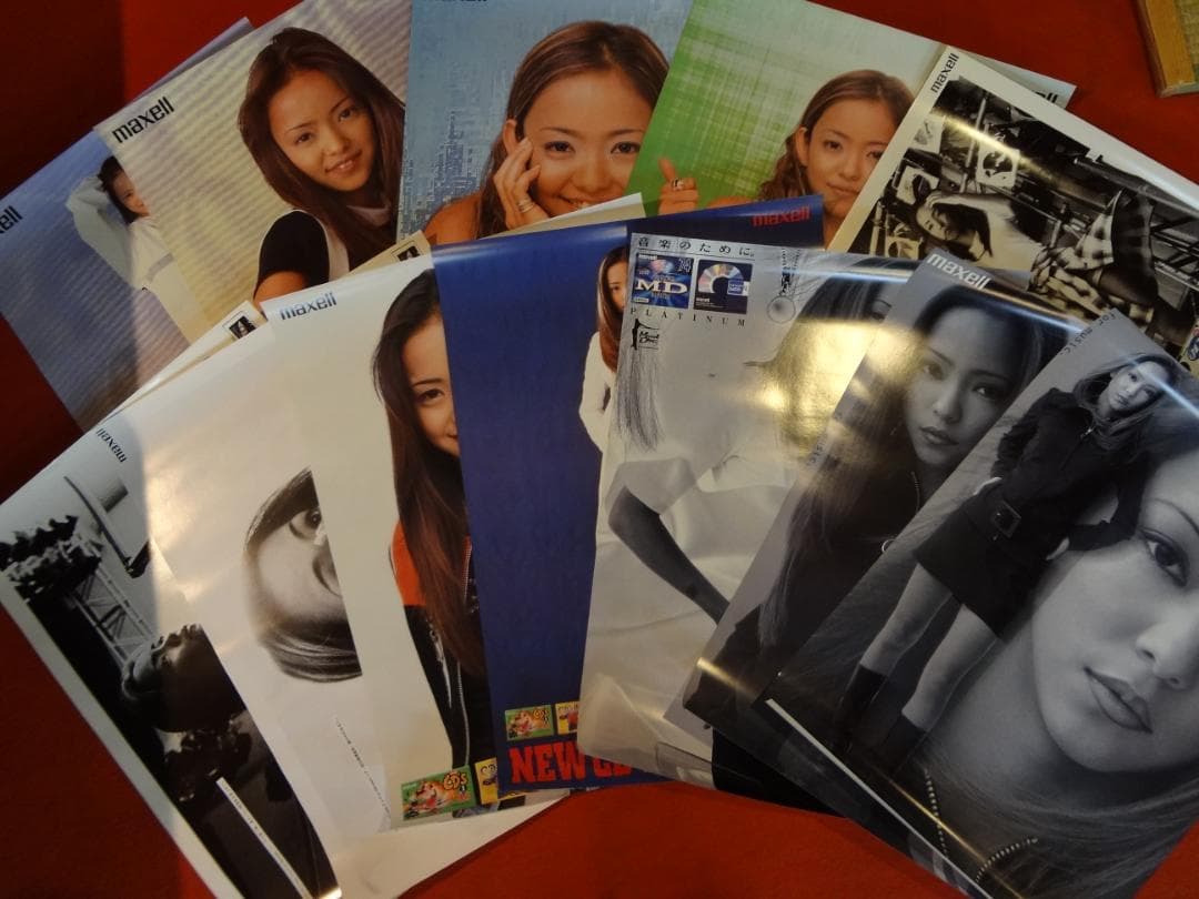 安室奈美恵 マクセル maxell　オリジナル　販促宣伝用非売品ポスター