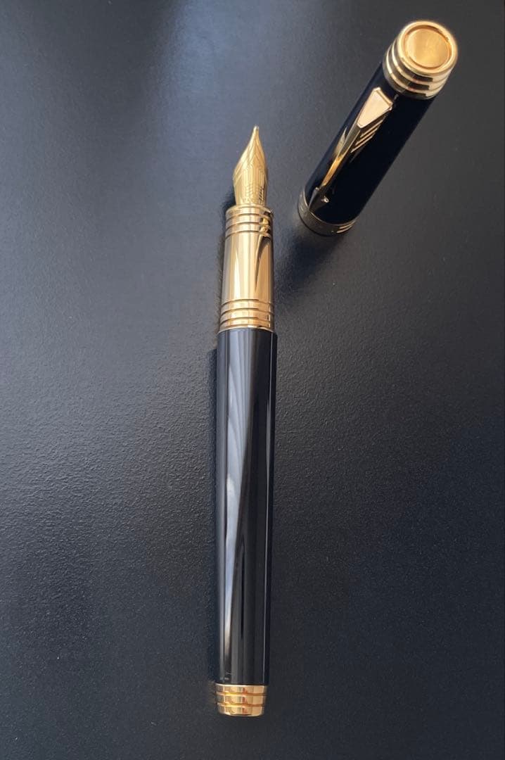 PARKER 万年筆　B 太字　インクカートリッジ(5本)付き