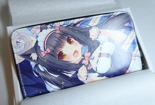 ネコぱら ショコラ バニラ 長財布 NEKO WORKs さより