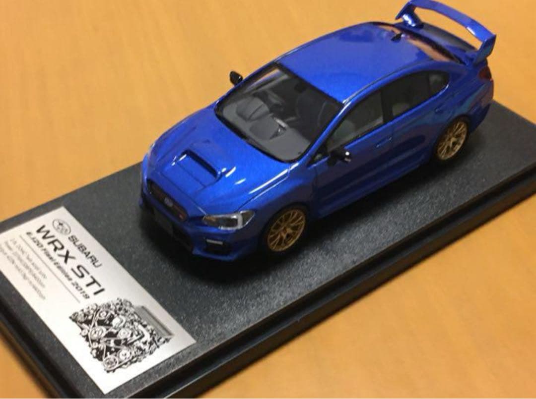 スバル オンラインショップ 1/43 WRX STI ファイナルエディション