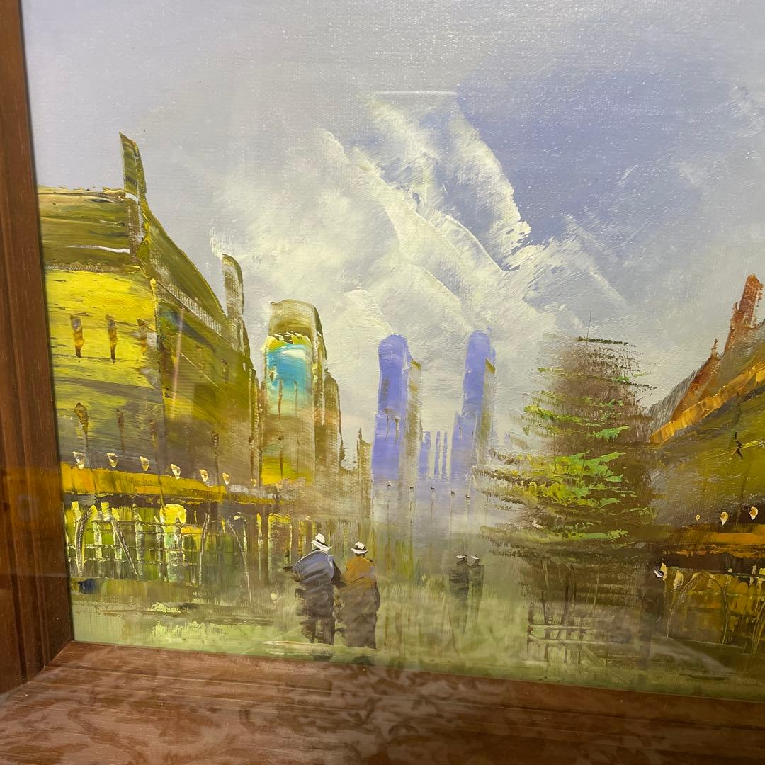 油彩画