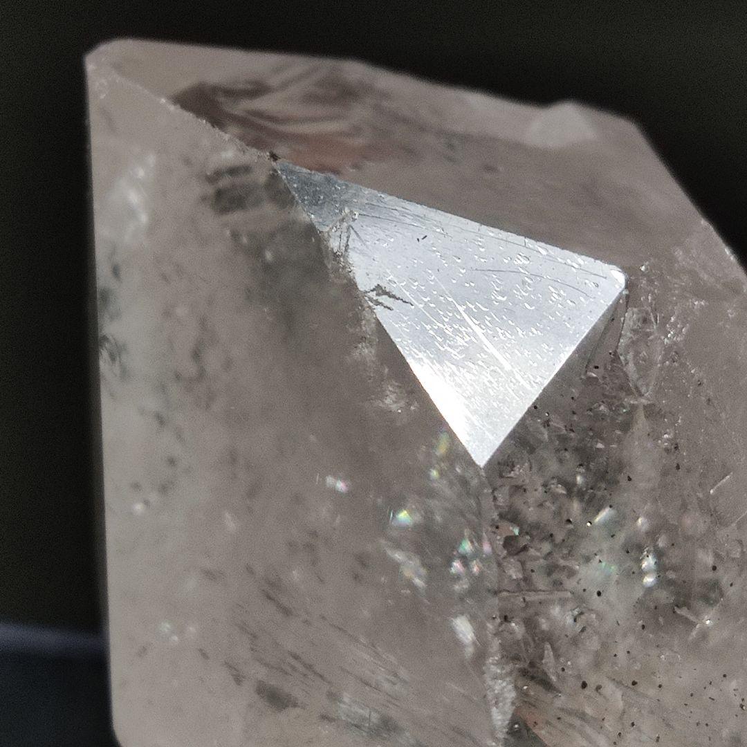 パワーストーン　天然石　レコードキーパー入り水晶　原石　152g　No.169