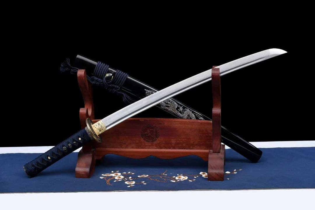 【青龍】古兵器 武具 刀装具 日本刀　模造刀 居合刀 武士道 鑑賞用 肋差 短刀