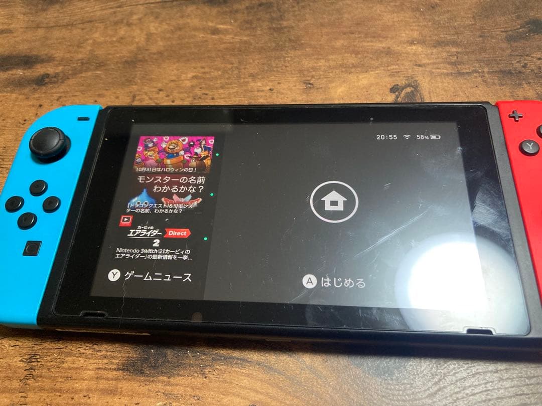 Nintendo Switch 本体 赤/青 SDカード、ケースなど付属品付き