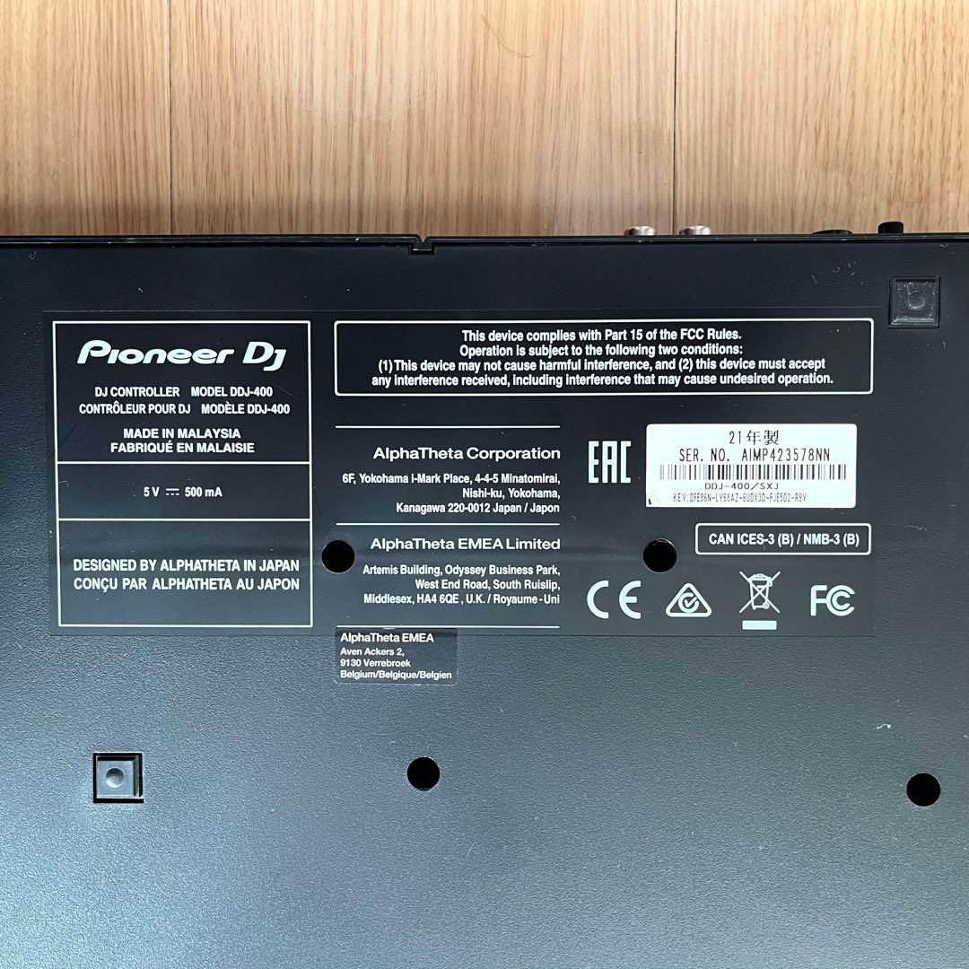 Pioneer DJ DDJ-400 DJコントローラー