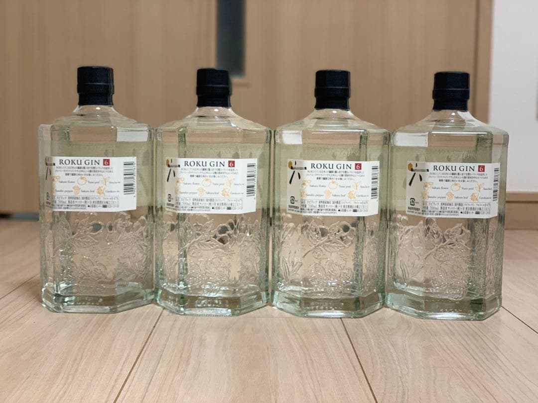 【新品未開封】 サントリー　六ジン　700ml 4本セット