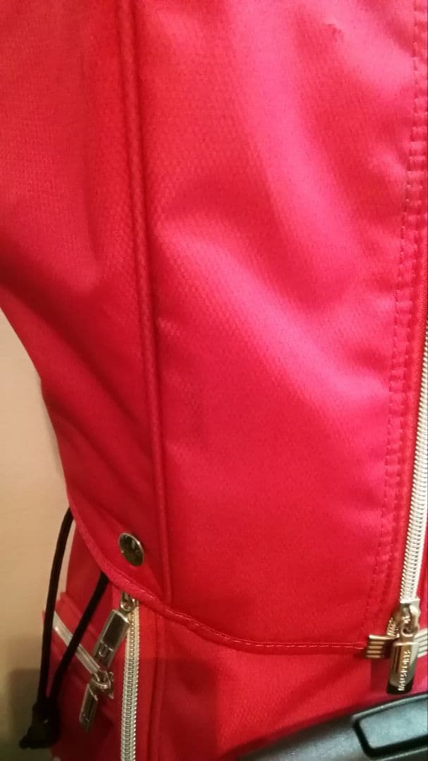 MUスポーツ　キャディバック　キャスター付き　ローリングソール　ピンク