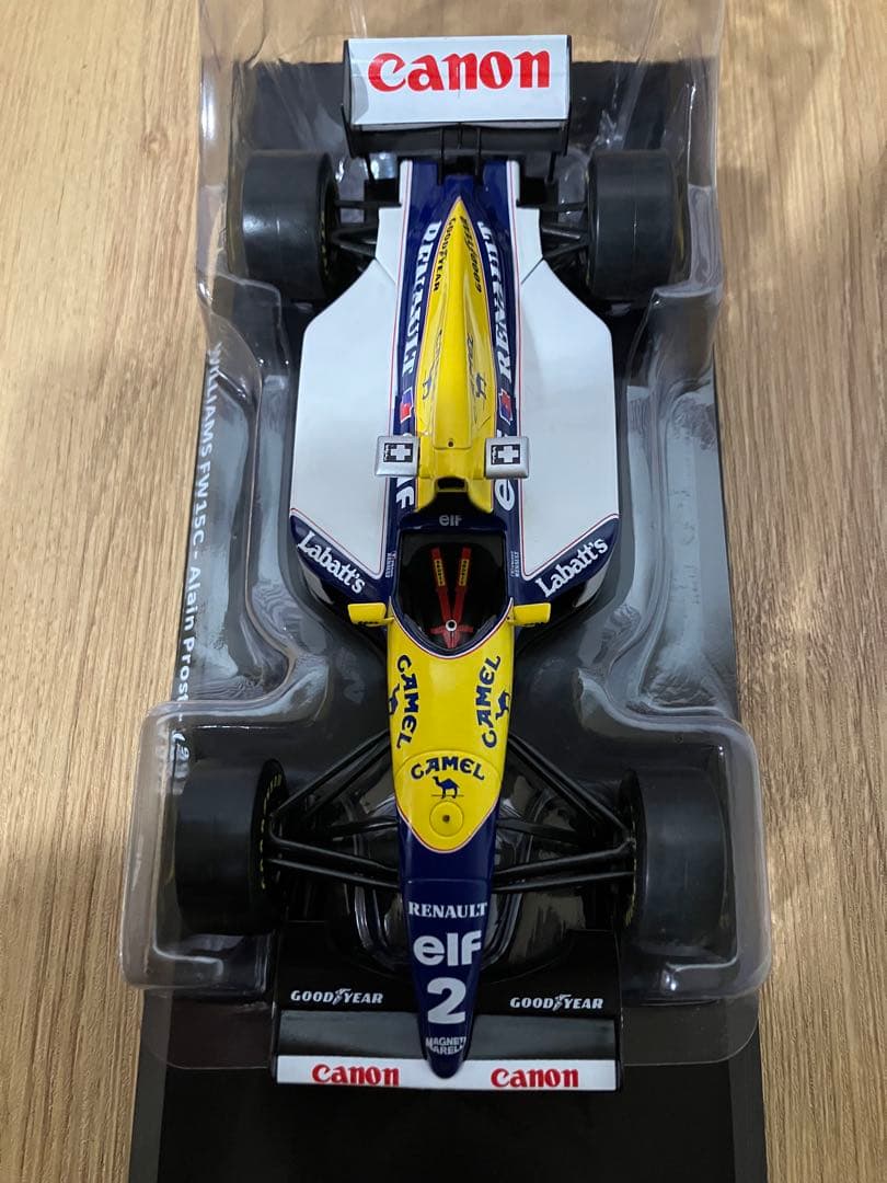 日本未発売　camel仕様 ビッグスケールF1コレクション　FW15C プロスト