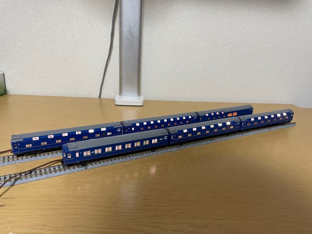 【最終値下げ】KATO10-831,832 24系寝台特急北斗星　全車室内灯付き