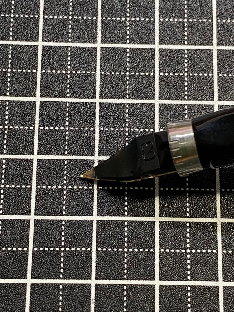 PARKER #75 CISELE フラットトップ　0目盛　万年筆　字幅EF程度