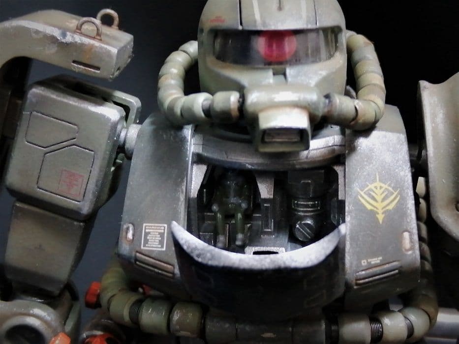 【これぞ歴戦のザク!!】MGフル塗装完成品！