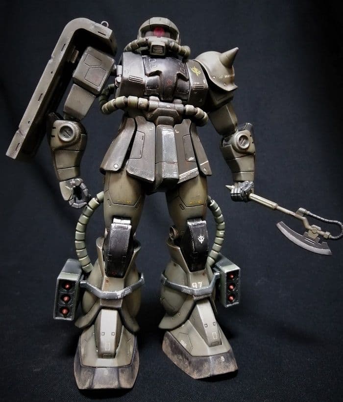 【これぞ歴戦のザク!!】MGフル塗装完成品！