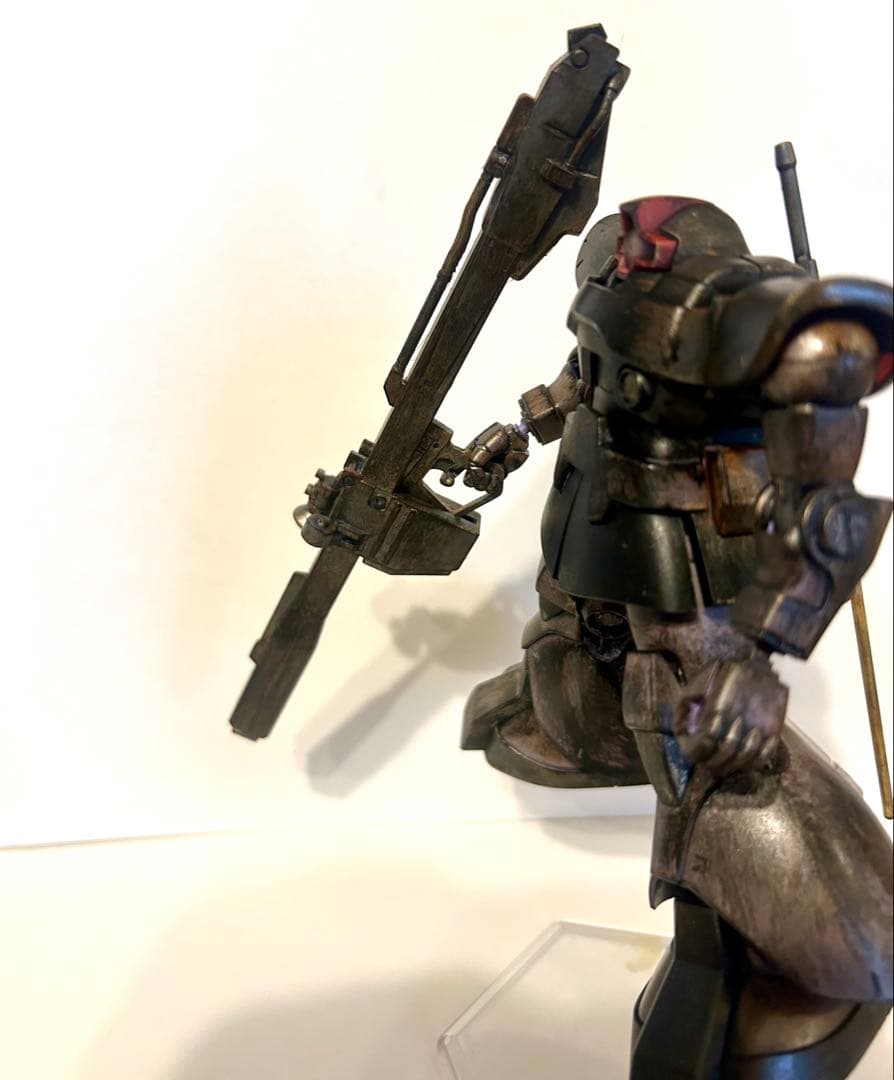 HGUCリック・ドム完成品　汚れ塗装