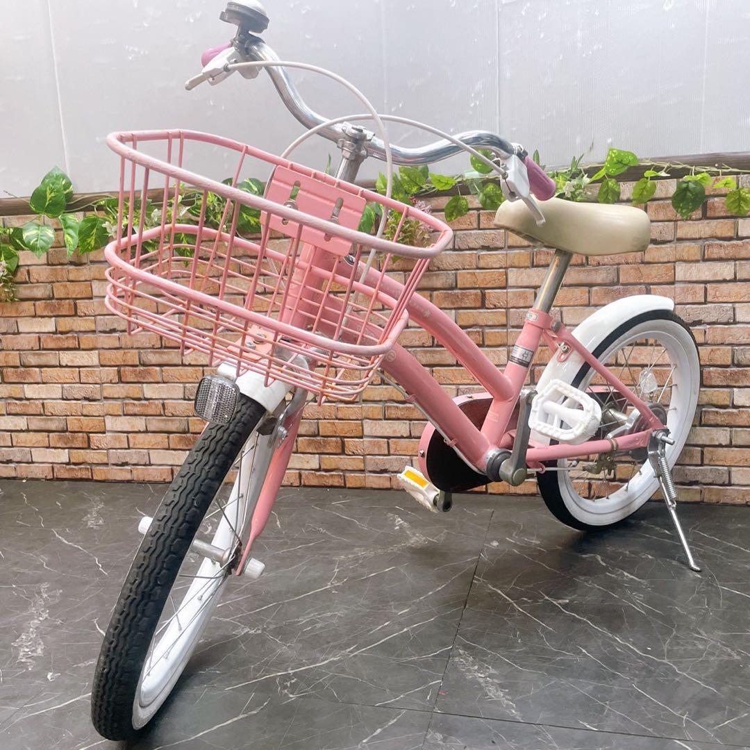 【38】子供用自転車 子供車 Liliale ピンク 16インチ シングル