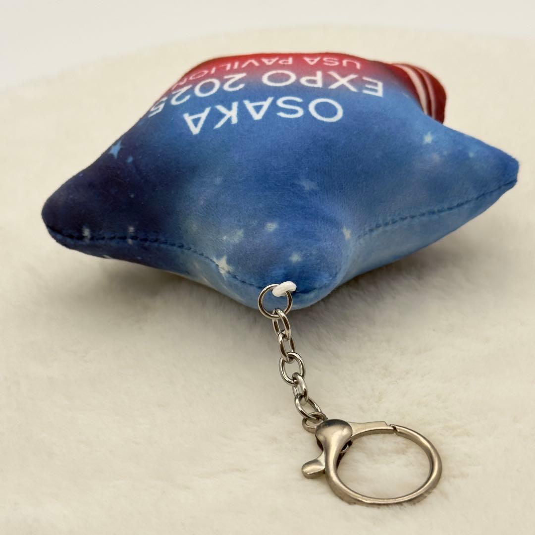 万博 アメリカ館 スパーク　ぬいぐるみキーチェーン 　新品・未使用　サイズ「大」