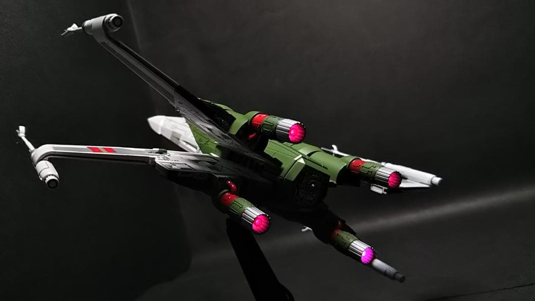 電飾改修　1/72 Xウイング・ファイター 完成品 スカイウォーカーの夜明け