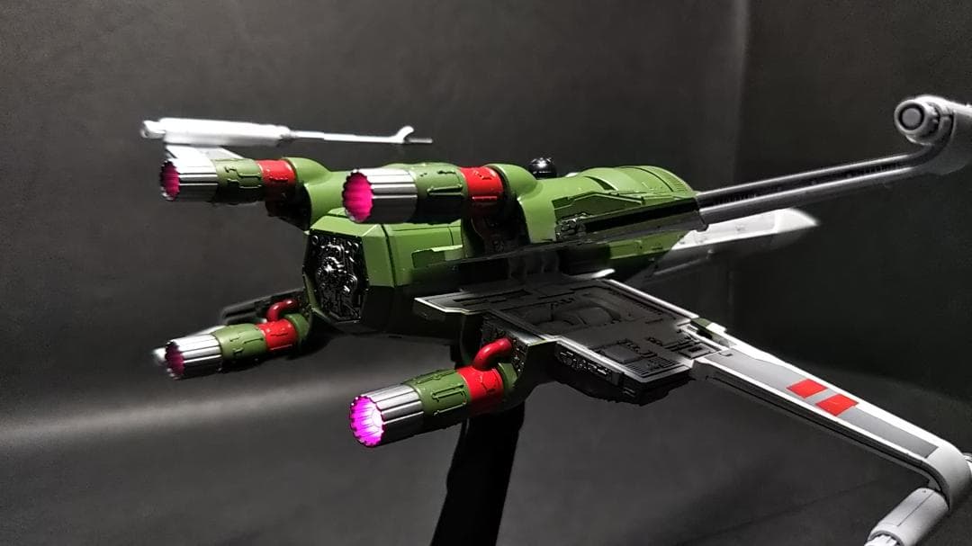 電飾改修　1/72 Xウイング・ファイター 完成品 スカイウォーカーの夜明け