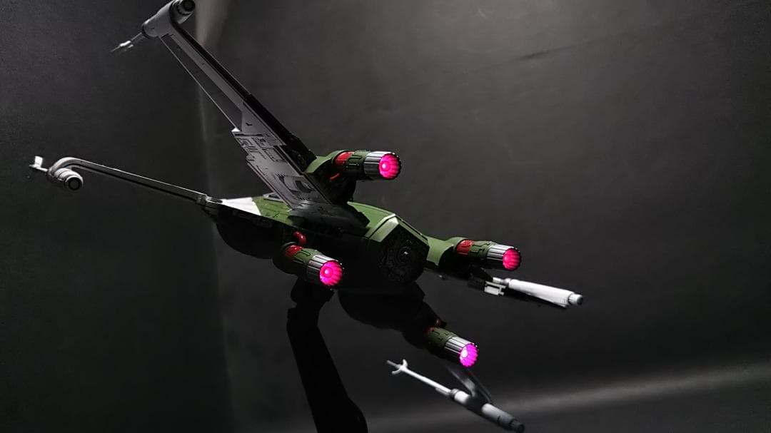 電飾改修　1/72 Xウイング・ファイター 完成品 スカイウォーカーの夜明け