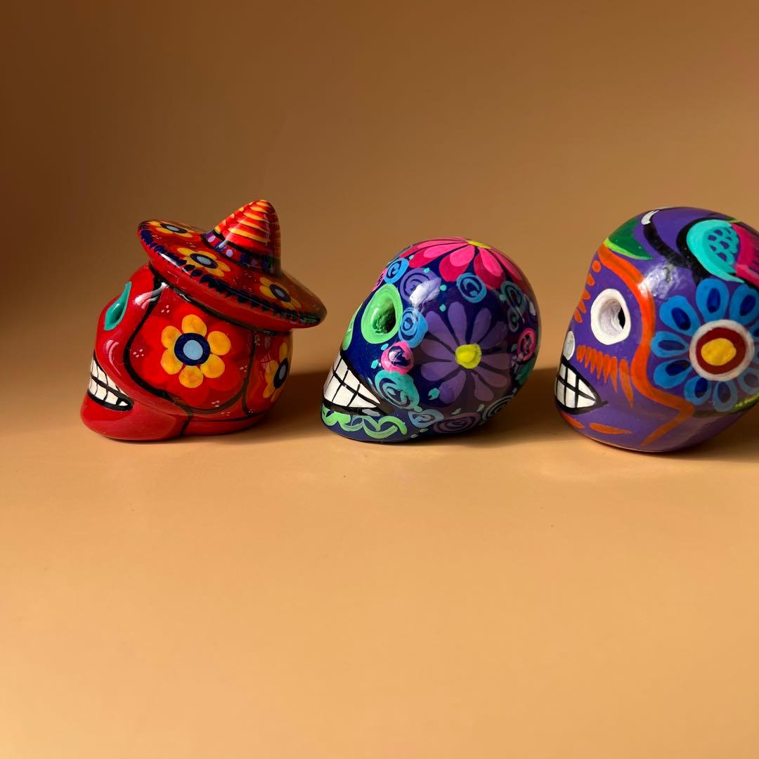 メキシコ　ドクロ　スカル 6個セット