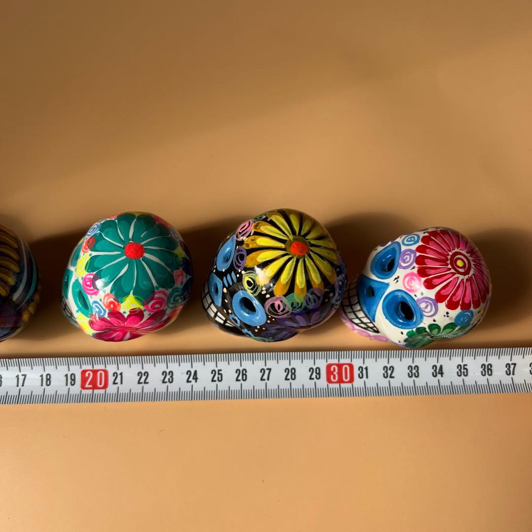 メキシコ　ドクロ　スカル 6個セット