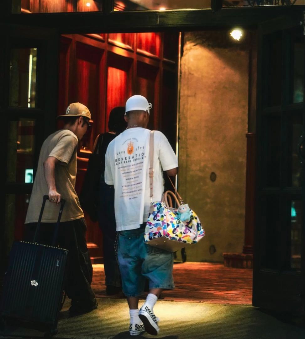 旅行かばん・小分けバッグ bape MULTI CAMO BOSTON BAG