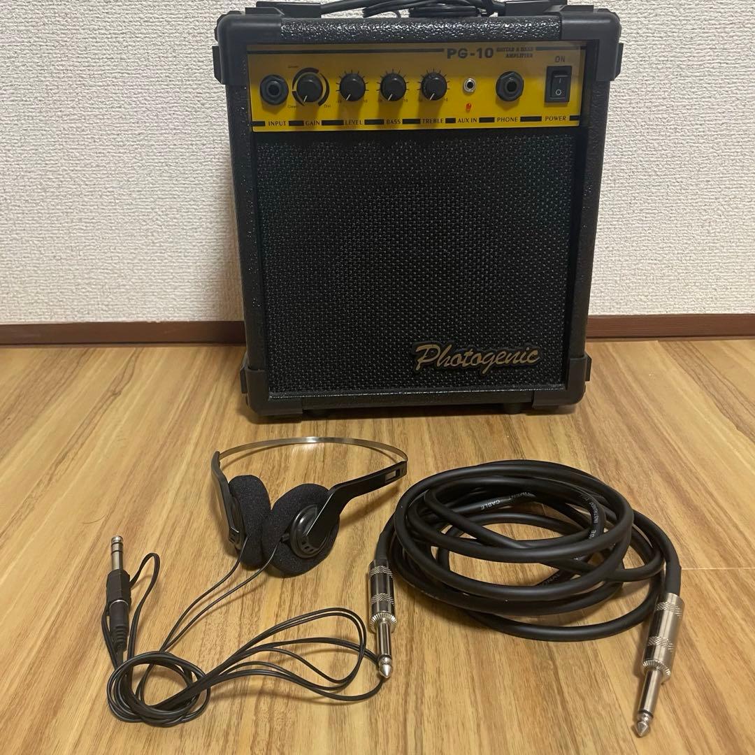 Photogenic エレキベース ブラック + アンプ