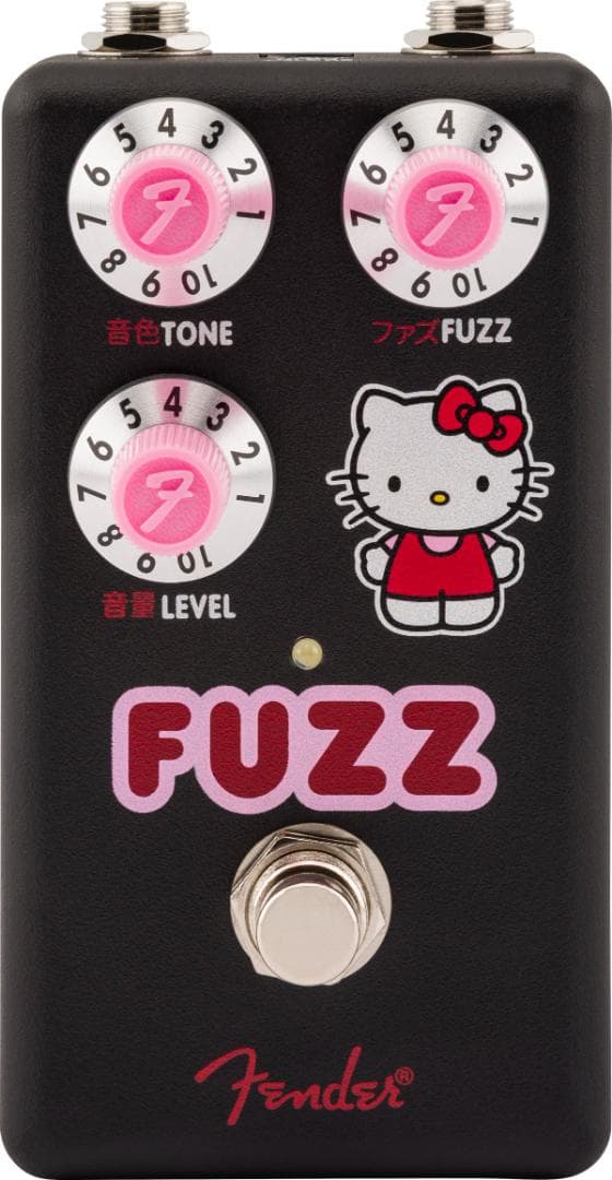 Fender　ハローキティファズ　ブラック　ZOOM　MS-200D+　セット