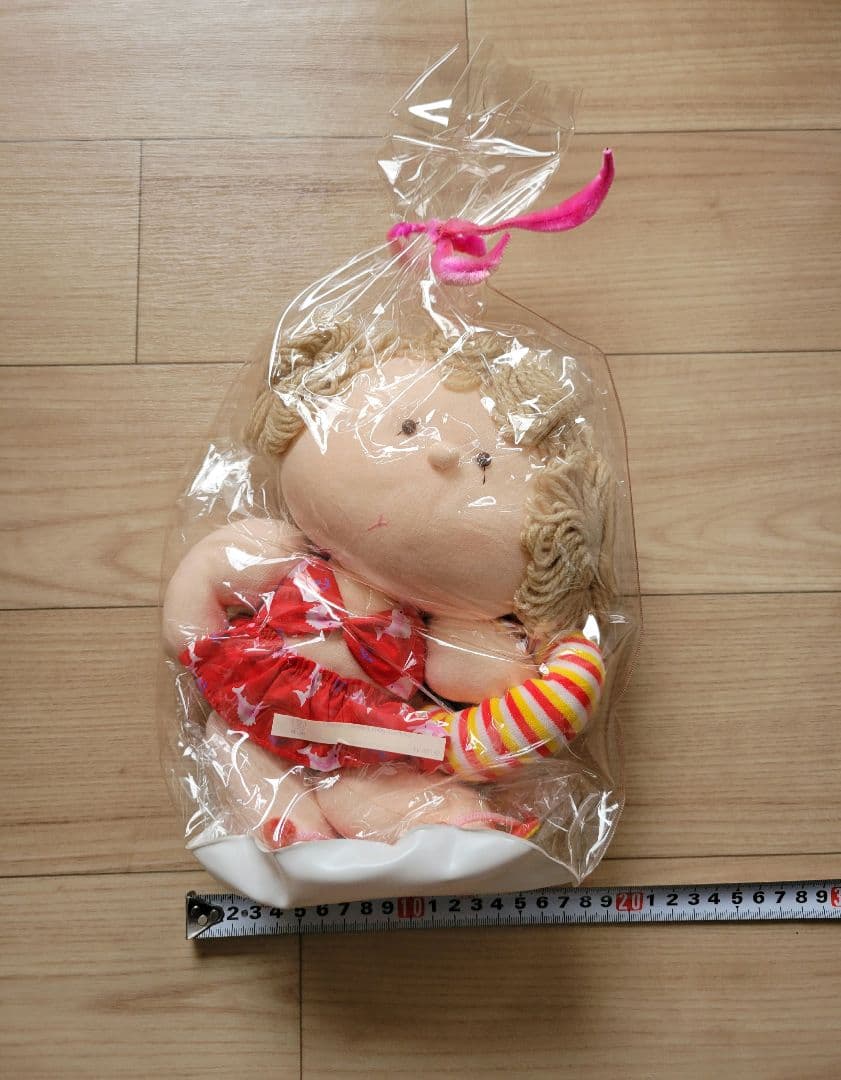 昭和レトロ ぬいぐるみ 毛糸髪 人形