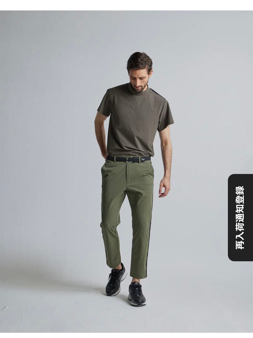 【新品未使用】CRONOS BLACK SIDE LINE PANTS