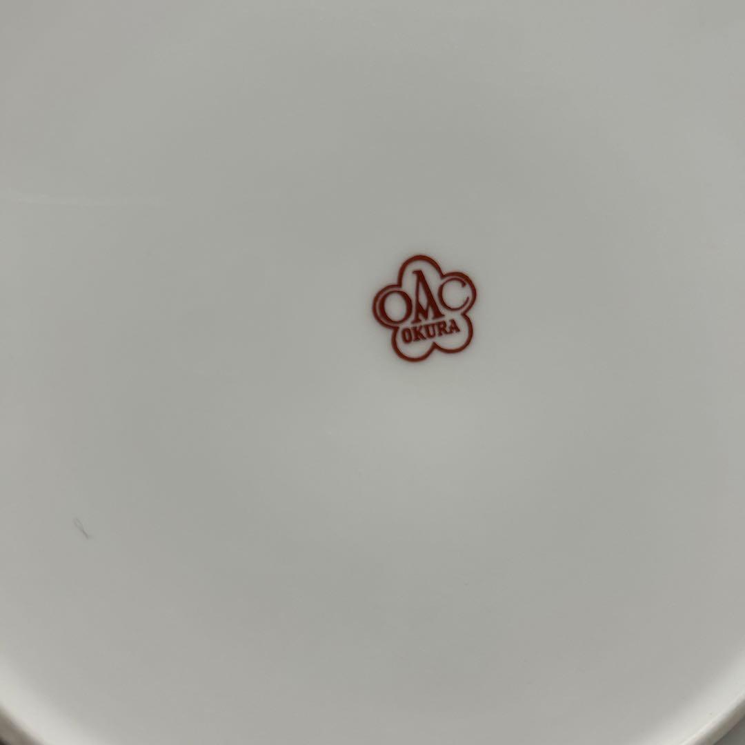 美品◆希少品　オールド大倉陶園 ゴールドライン25cm皿　ヴィンテージ食器