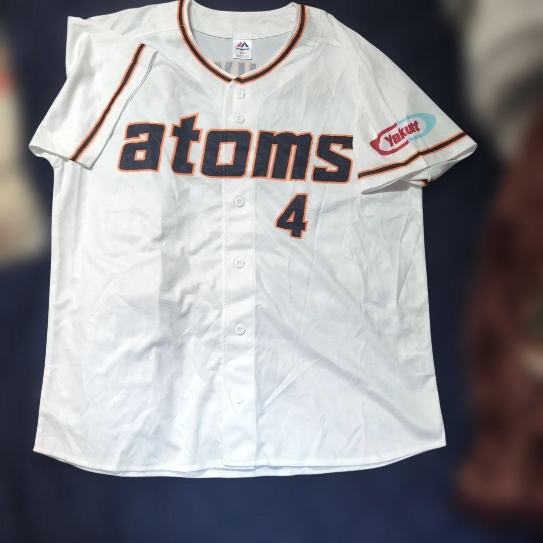 東京ヤクルトスワローズ ユニフォーム 丸山和郁 #4 アトムズ 復刻