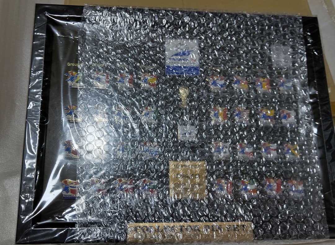 サッカービンズ記念額装 1998年フランス大会