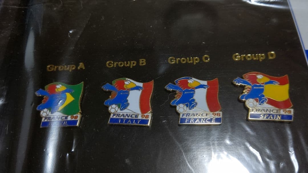 サッカービンズ記念額装 1998年フランス大会