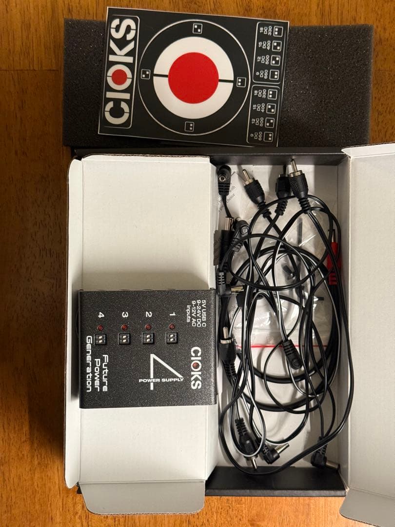 CIOKS 4 エフェクトペダル用電源供給装置