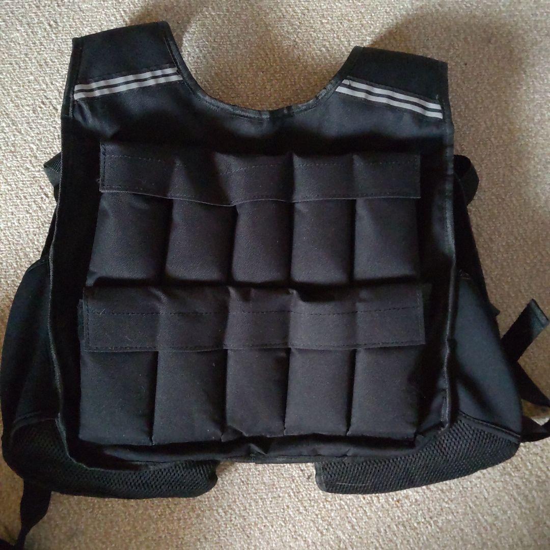 【中古】PROIRON トレーニング用 ウェイトベスト 20kg 予備バックル付