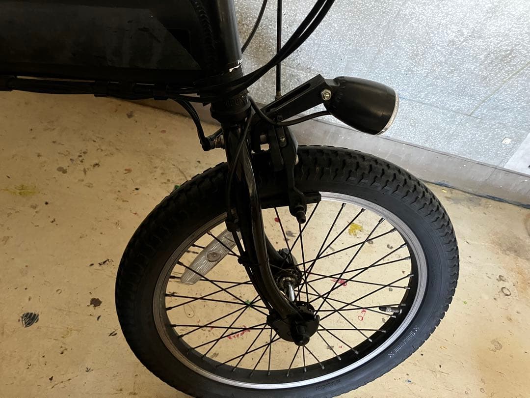 折りたたみ式電動アシスト自転車 黒 Panasonic パナソニック オフタイム