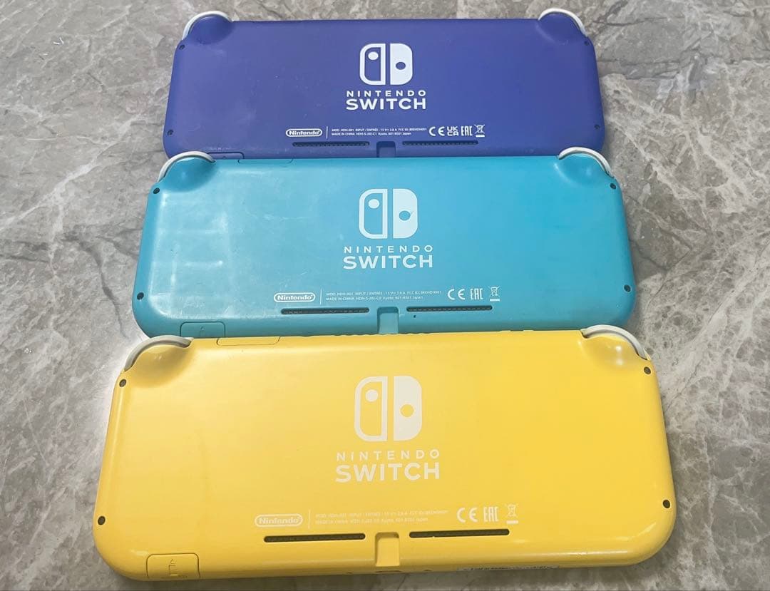 Nintendo Switch Lite 3色全てジャンク品