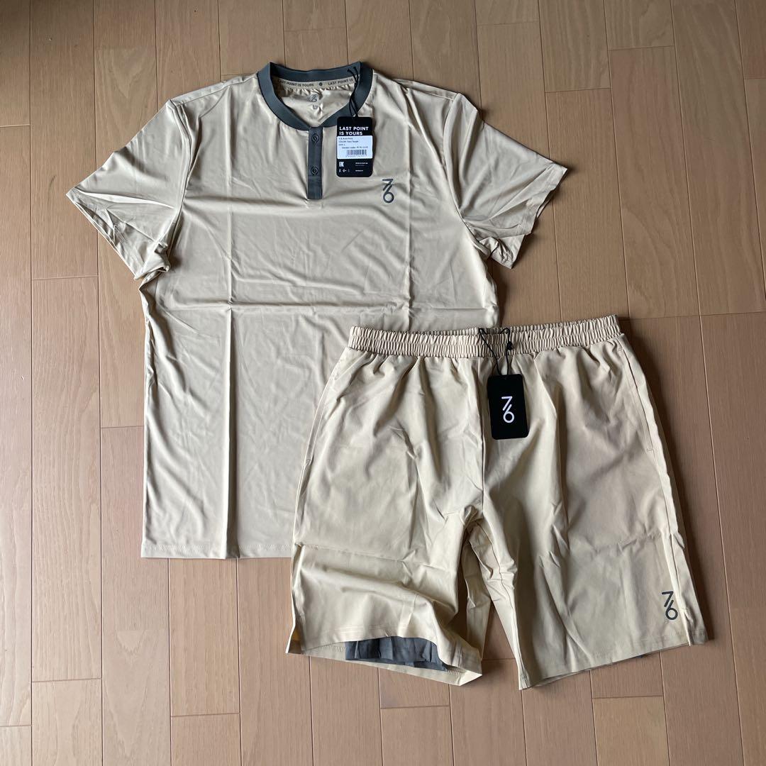 日本初上陸　76 セブンシックス　テニスウェア　上下　サイズL（XL）