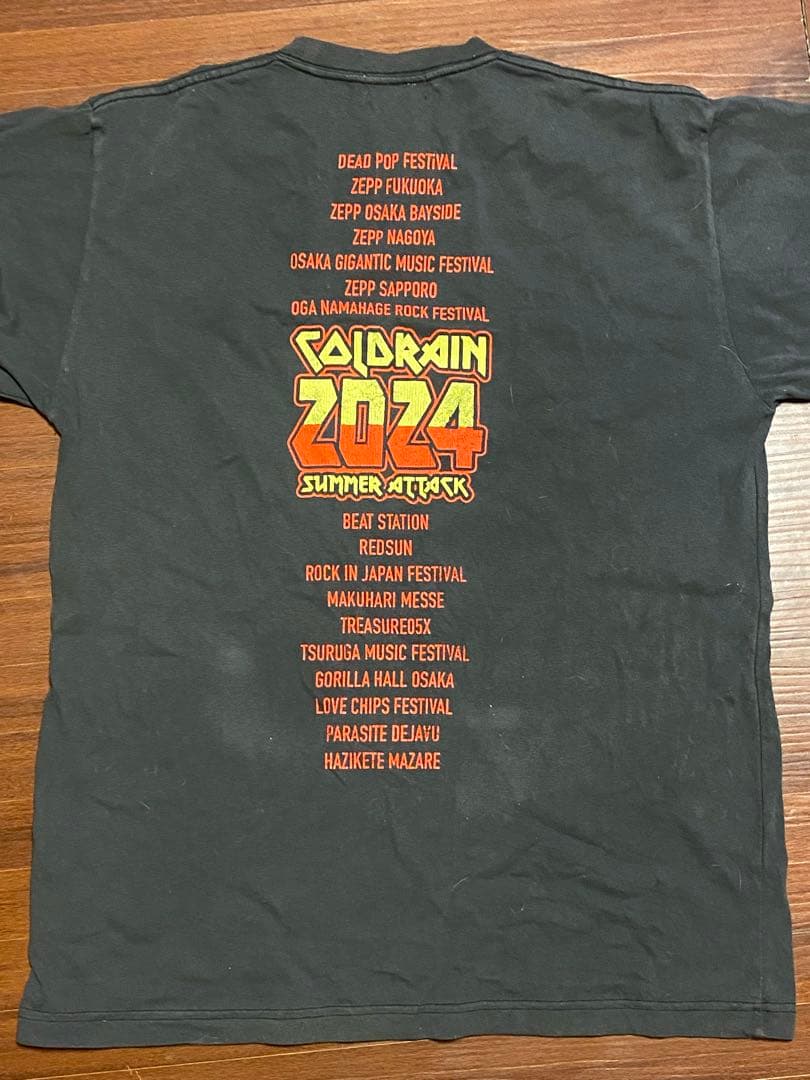coldrain 2024 SUMMER ATTACK Tシャツ XL