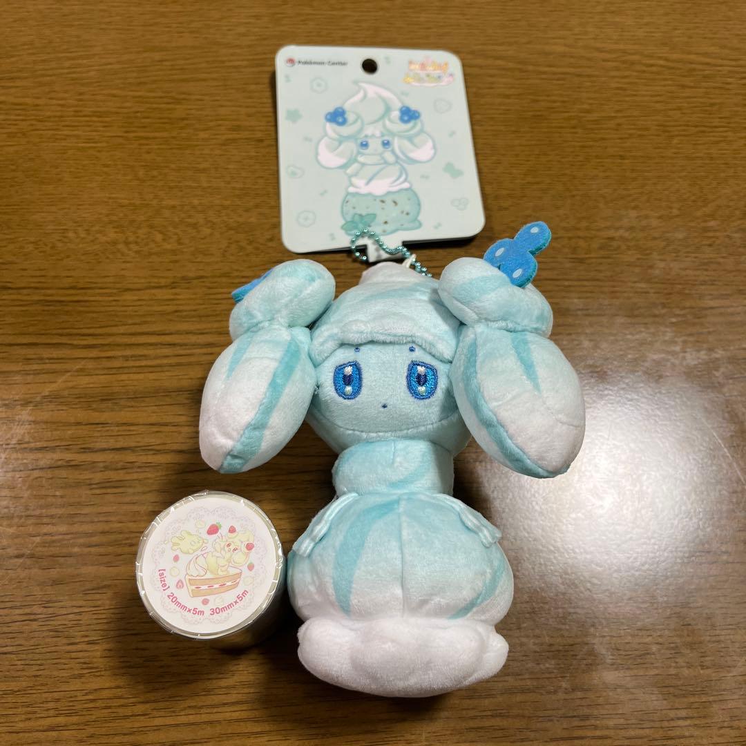 ポケセン　マホイップアラモード　グッズ　アクキー　ぬいぐるみ