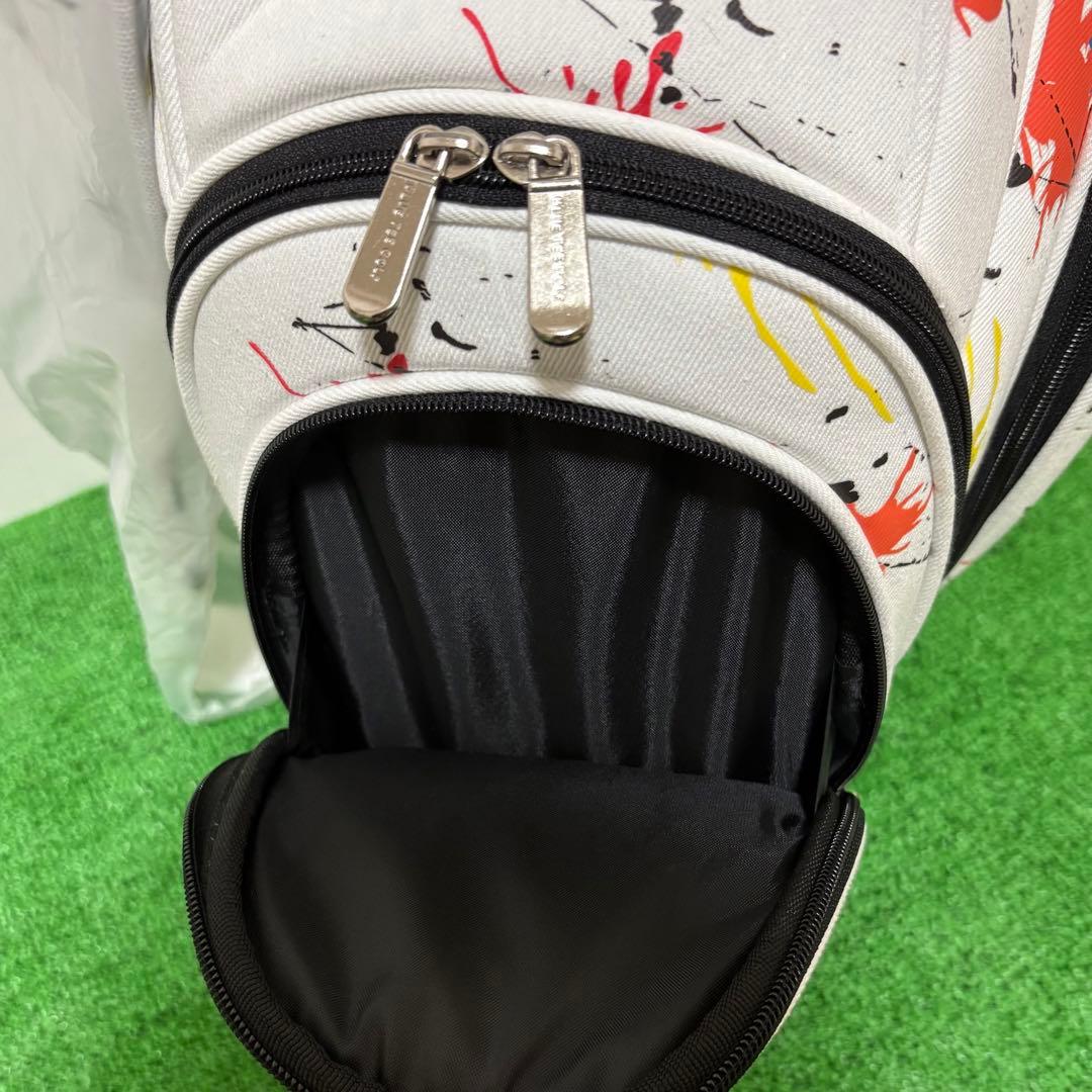 BLUE TEE GOLF デニムキャディバッグ フード・ヘッドカバー付き